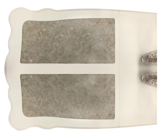 Chantelle Marble & Pearl White Dining Table - Home Furniture And More (Brentwood, MD)
