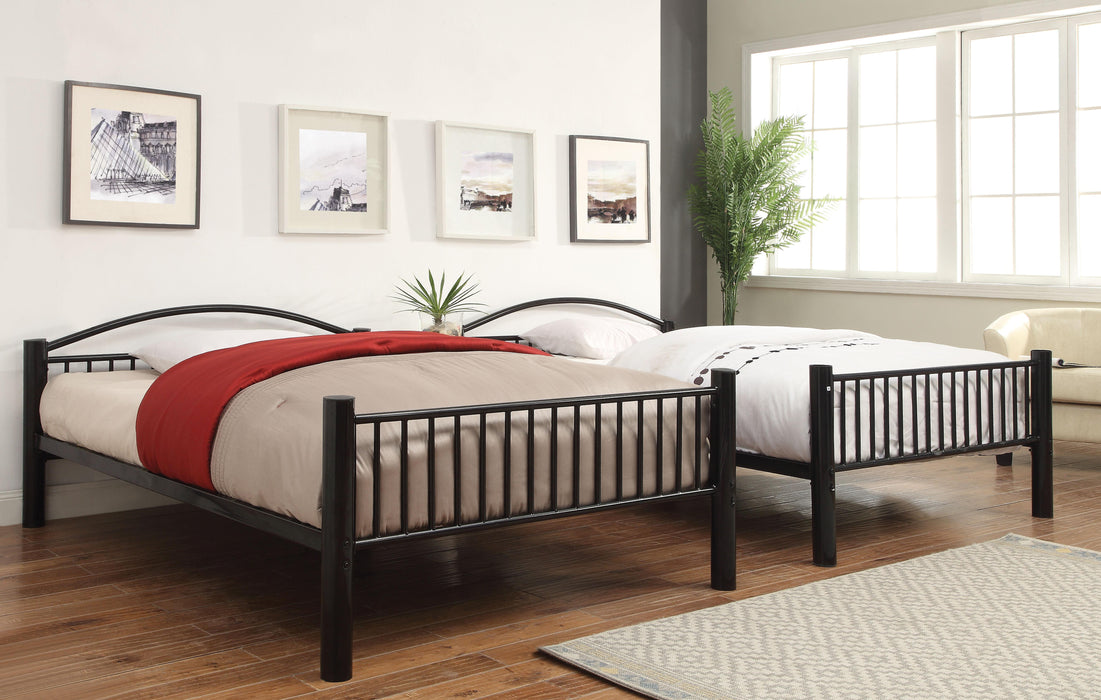 Cayelynn Black Bunk Bed (Full/Full) - Home Furniture And More (Brentwood, MD)
