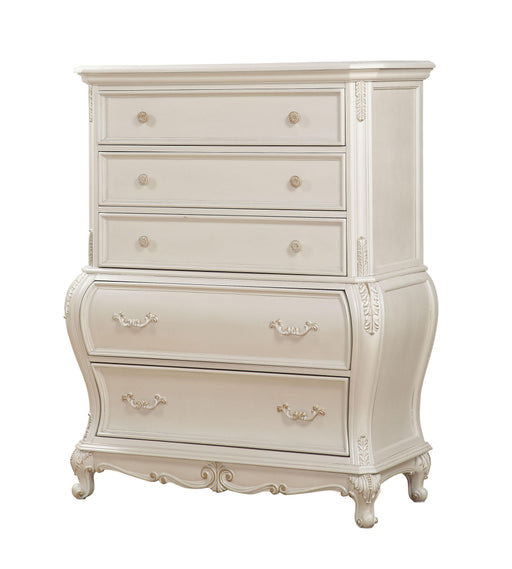 Chantelle Pearl White Chest - Home Furniture And More (Brentwood, MD)
