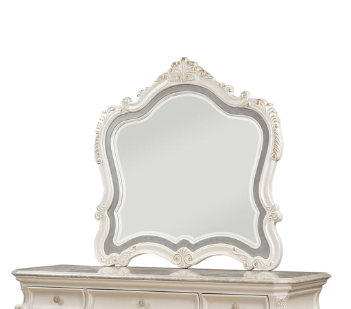 Chantelle Pearl White Mirror - Home Furniture And More (Brentwood, MD)