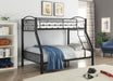 Cayelynn Black Bunk Bed (Twin/Full) - Home Furniture And More (Brentwood, MD)