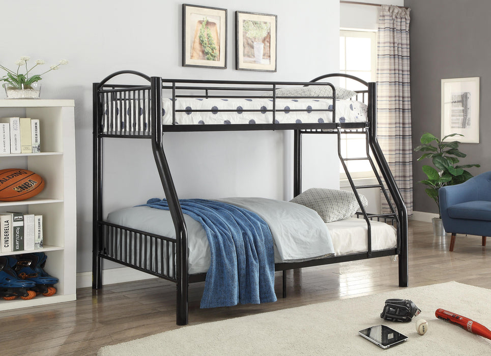 Cayelynn Black Bunk Bed (Twin/Full) - Home Furniture And More (Brentwood, MD)