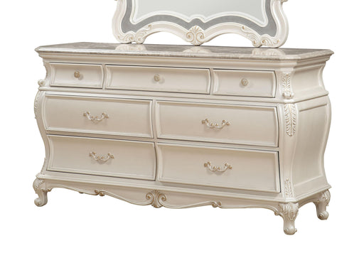 Chantelle Pearl White Dresser - Home Furniture And More (Brentwood, MD)