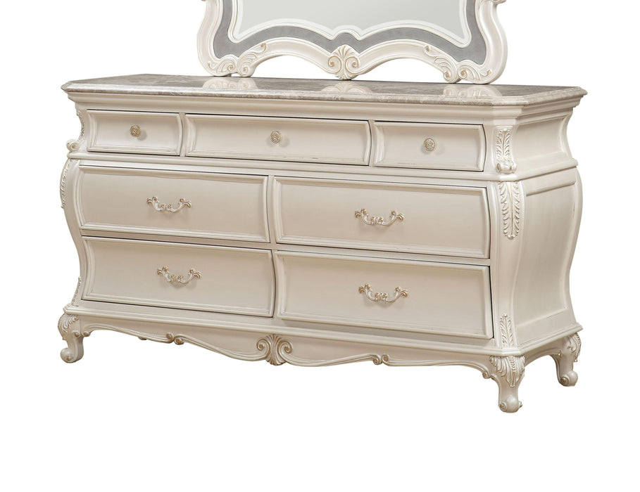 Chantelle Pearl White Dresser - Home Furniture And More (Brentwood, MD)