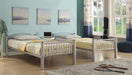 Cayelynn Silver Bunk Bed (Twin/Twin) - Home Furniture And More (Brentwood, MD)