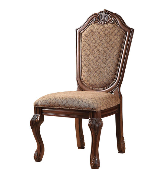 Chateau De Ville Fabric & Cherry Side Chair - Home Furniture And More (Brentwood, MD)
