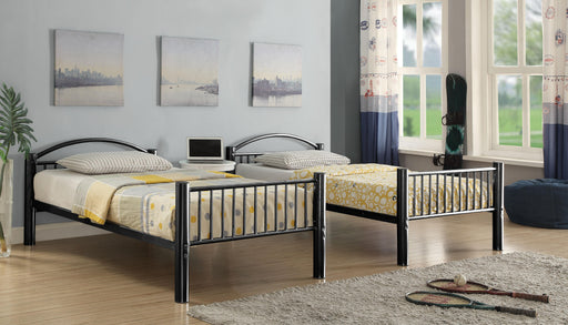 Cayelynn Black Bunk Bed (Twin/Twin) - Home Furniture And More (Brentwood, MD)