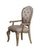 Chelmsford Beige Fabric & Antique Taupe Arm Chair - Home Furniture And More (Brentwood, MD)