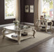 Chelmsford Antique Taupe & Clear Glass Coffee Table - Home Furniture And More (Brentwood, MD)