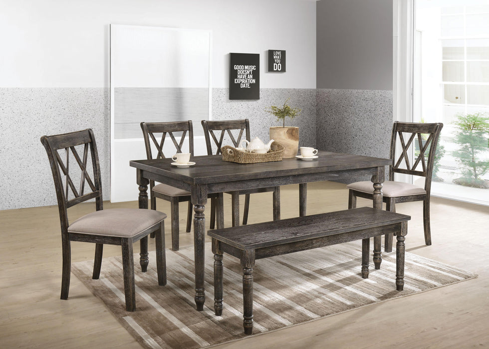 Claudia II Weathered Gray Dining Table - Home Furniture And More (Brentwood, MD)