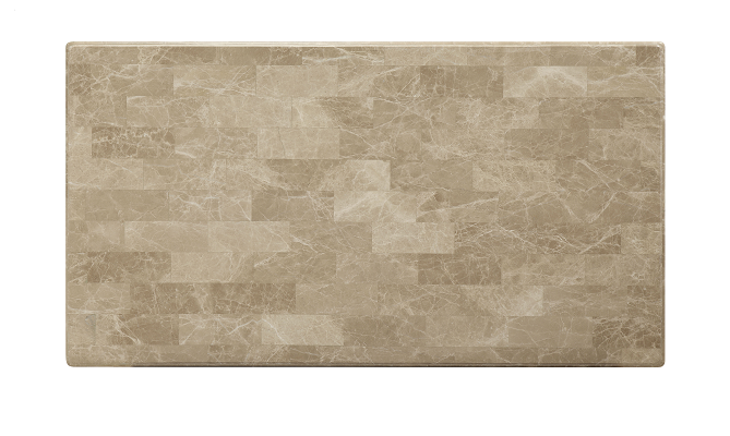 Daesha Marble & Antique Gold Coffee Table - Home Furniture And More (Brentwood, MD)