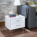 Deoss White Accent Table - Home Furniture And More (Brentwood, MD)