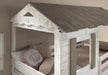 Darlene Rustic White Twin/Twin Bunk Bed - Home Furniture And More (Brentwood, MD)