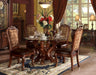 Dresden Cherry Oak & Clear Glass Dining Table - Home Furniture And More (Brentwood, MD)