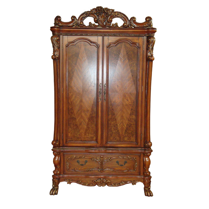 Dresden Cherry Oak TV Armoire - Home Furniture And More (Brentwood, MD)