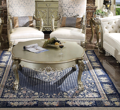 Dresden II Gold Patina & Bone Coffee Table - Home Furniture And More (Brentwood, MD)