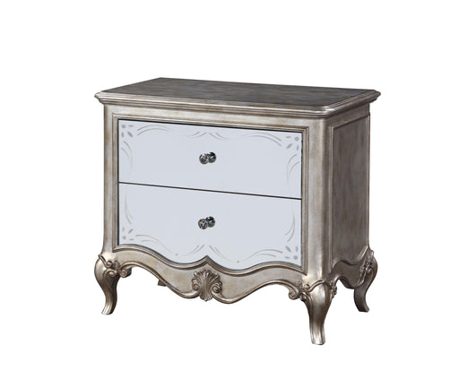Esteban Antique Champagne Nightstand (2 Drw) - Home Furniture And More (Brentwood, MD)
