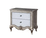 Esteban Antique Champagne Nightstand (2 Drw) - Home Furniture And More (Brentwood, MD)
