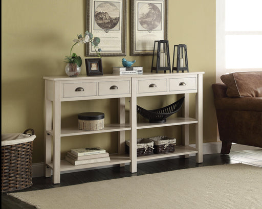 Galileo Cream Console Table - Home Furniture And More (Brentwood, MD)