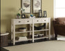 Galileo Cream Console Table - Home Furniture And More (Brentwood, MD)