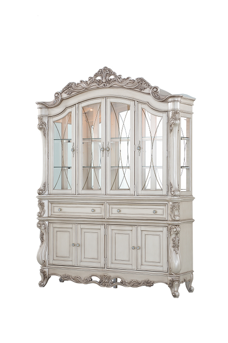 Gorsedd Antique White Hutch & Buffet - Home Furniture And More (Brentwood, MD)