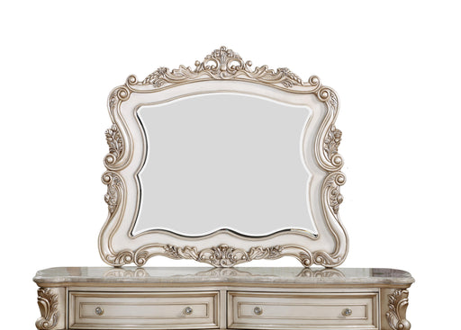 Gorsedd Antique White Mirror - Home Furniture And More (Brentwood, MD)