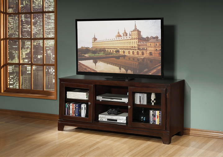 Halden Merlot TV Stand - Home Furniture And More (Brentwood, MD)
