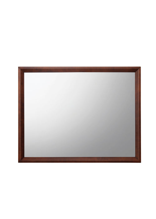 Ilana Brown Cherry Mirror - Home Furniture And More (Brentwood, MD)