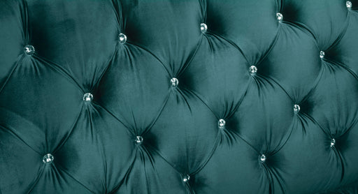 Iberis Green Velvet Sofa - Home Furniture And More (Brentwood, MD)