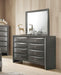 Ireland Gray Oak Mirror - Home Furniture And More (Brentwood, MD)