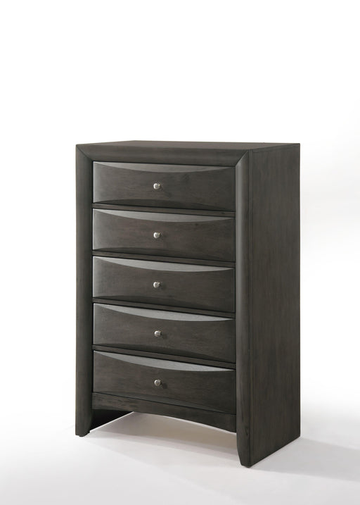 Ireland Gray Oak Chest - Home Furniture And More (Brentwood, MD)