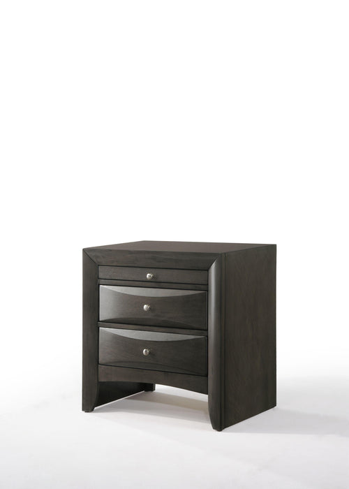 Ireland Gray Oak Nightstand - Home Furniture And More (Brentwood, MD)