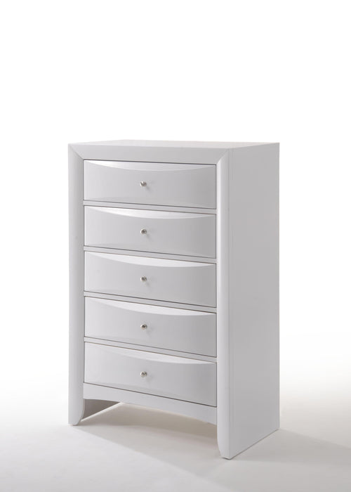 Ireland White Chest - Home Furniture And More (Brentwood, MD)