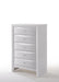 Ireland White Chest - Home Furniture And More (Brentwood, MD)