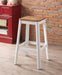 Jacotte Natural & White Bar Stool (1Pc) - Home Furniture And More (Brentwood, MD)