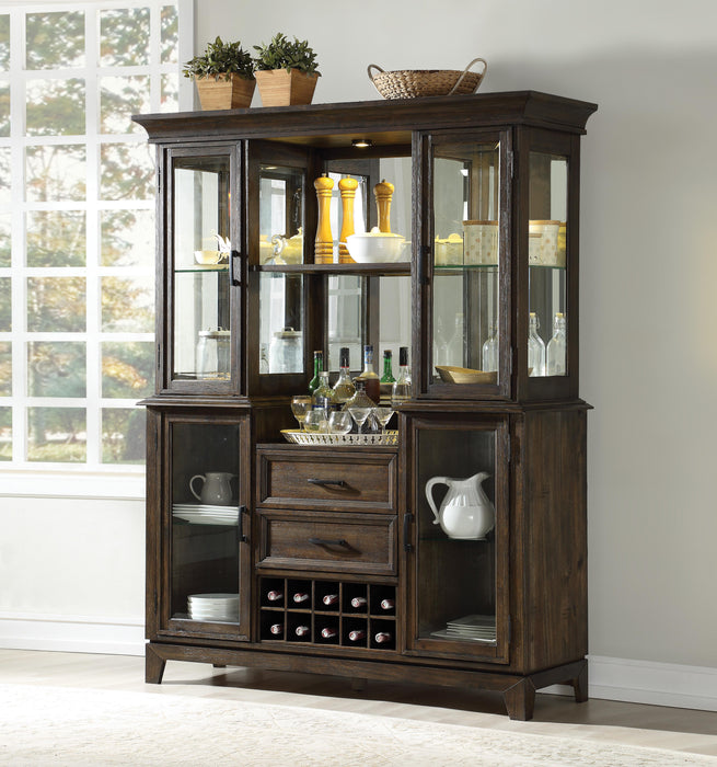 Jameson Espresso Hutch & Buffet - Home Furniture And More (Brentwood, MD)