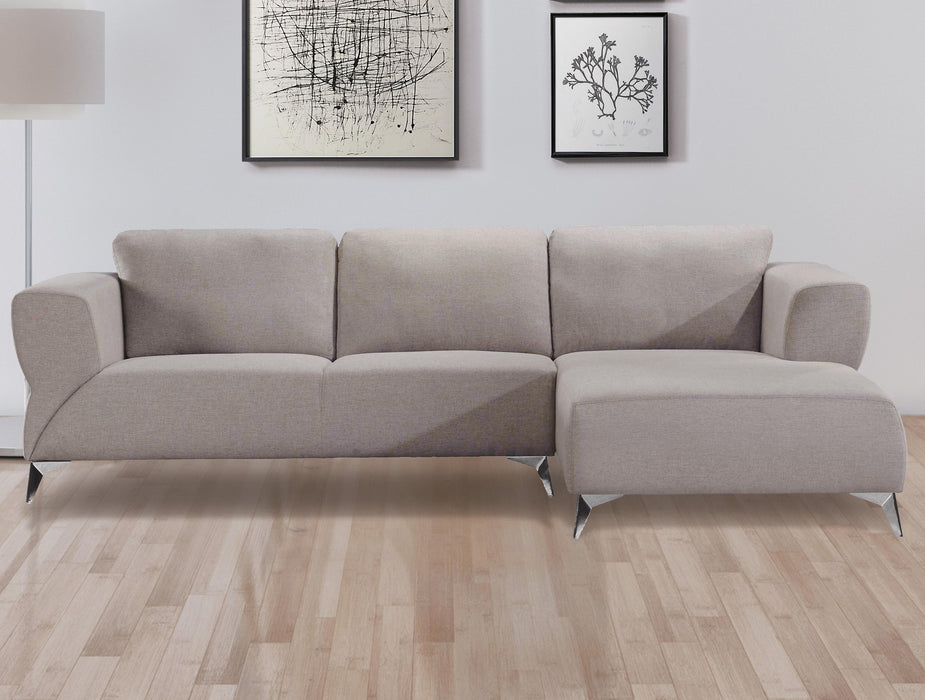 Josiah Sand Fabric Sectional Sofa - Home Furniture And More (Brentwood, MD)
