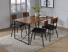 Jurgen Oak & Black Dining Table - Home Furniture And More (Brentwood, MD)