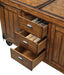 Kabili Antique Tobacco Kitchen Cart - Home Furniture And More (Brentwood, MD)