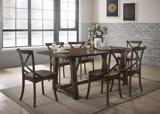 Kaelyn Dark Oak Dining Table - Home Furniture And More (Brentwood, MD)