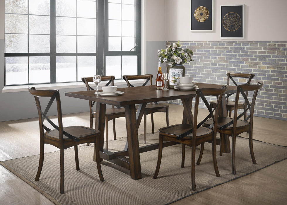 Kaelyn Dark Oak Dining Table - Home Furniture And More (Brentwood, MD)