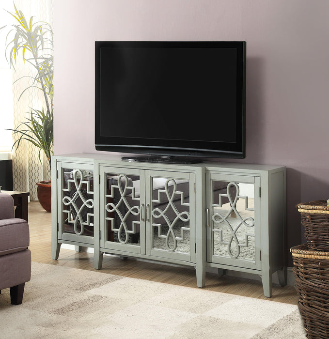 Kacia Antique Gray Console Table - Home Furniture And More (Brentwood, MD)