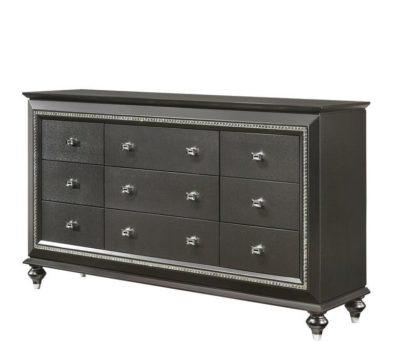 Kaitlyn Metallic Gray Dresser - Home Furniture And More (Brentwood, MD)