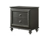 Kaitlyn Metallic Gray Nightstand - Home Furniture And More (Brentwood, MD)