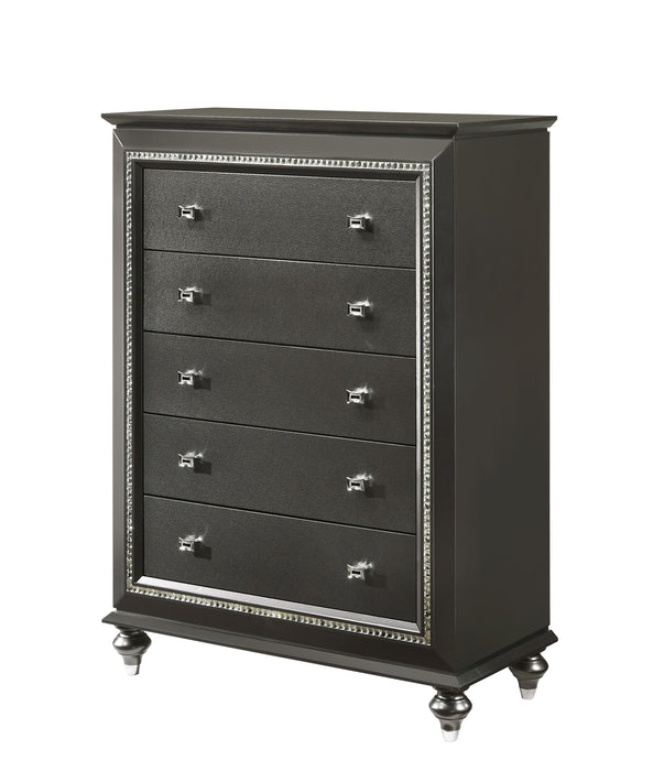Kaitlyn Metallic Gray Chest - Home Furniture And More (Brentwood, MD)
