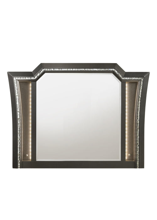 Kaitlyn Metallic Gray Mirror - Home Furniture And More (Brentwood, MD)