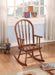 Kloris Tobacco Youth Rocking Chair - Home Furniture And More (Brentwood, MD)