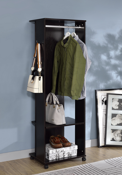 Kolen Espresso Hall Tree - Home Furniture And More (Brentwood, MD)