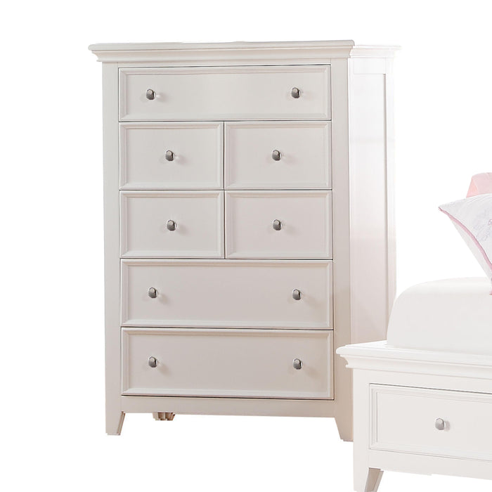 Lacey White Chest - Home Furniture And More (Brentwood, MD)