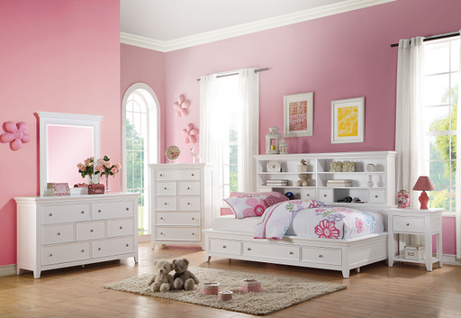 Lacey White Daybed (Twin Size) - Home Furniture And More (Brentwood, MD)